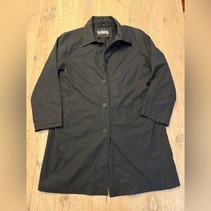 Totes Black Raincoat size L